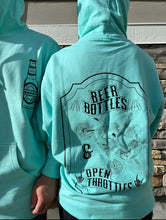 Load image into Gallery viewer, Teal Beer Bottles Hoodie
