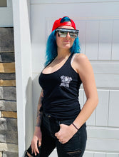 Load image into Gallery viewer, Ladies Black Logo Tanks
