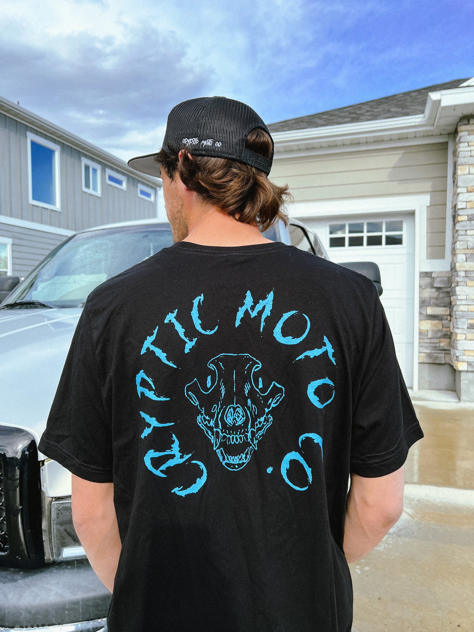 Teal Cryptic Wolf – Cryptic Moto Co