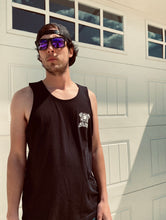 Load image into Gallery viewer, Mens Black Logo Bro Tanks
