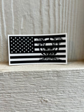 Load image into Gallery viewer, Black American Flag Stickers
